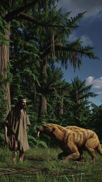 Rencontre Pr&eacute;historique au Cr&eacute;puscule