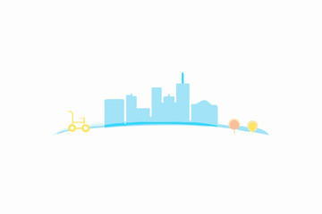 city skyline vector illustration