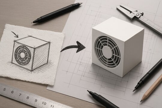 Prototype Evolution: From Sketch to High-Fidelity Model