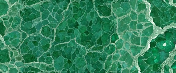 Obraz premium Captivating green jasper mineral stone displays a mesmerizing pattern of hues and textures, inviting viewers to explore its unique characteristics in tranquil settings Generative AI