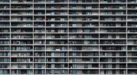 Modern Apartment Building Facade