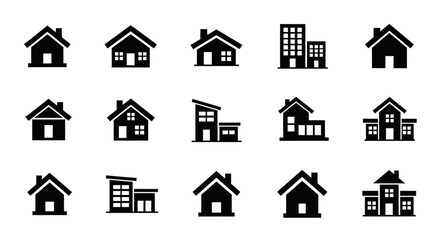 Icon set Perfectly Designed Pictograms House Icons