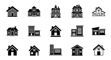 Icon set Perfectly Designed Pictograms House Icons