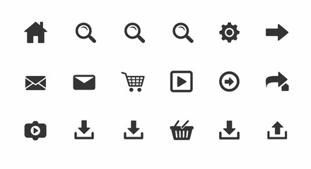 Icon set Perfectly Designed Pictograms Web Icons