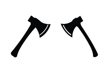 Axe Silhouette vector  bundle  illustration