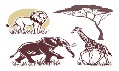 wild animals collection