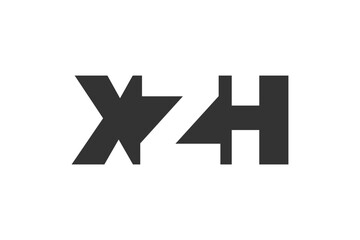 XZH logo design. Initial letter X Z H bold font style for tech startups, consulting, corporate branding. Creative company name, headlines typography identity, trendy logotype.