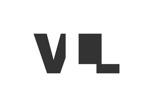 VLL logo design. Initial letter V L L bold font style for tech startups, consulting, corporate branding. Creative company name, headlines typography identity, trendy logotype.