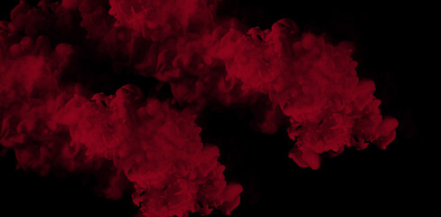 Expanding Red Smoke Texture