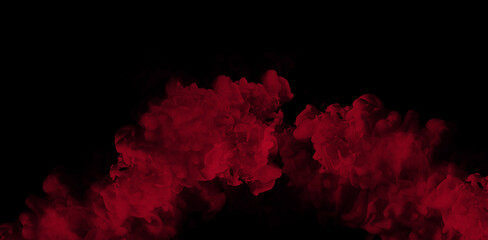 Thick Red Smoke Cloud Texture