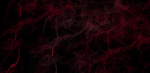 Wispy Red Smoke Texture Overlay
