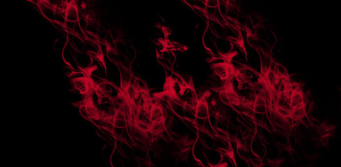 Electric Red Smoke Sparks