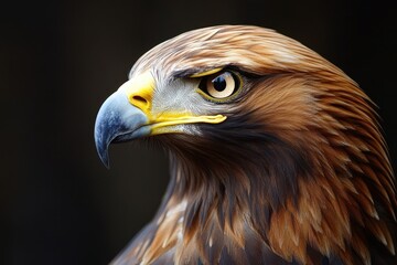 Obraz premium detailed view of a golden eagle