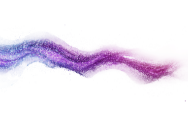 Flowing binary code in abstract form symbolizing futuristic data transmission and networks isolated on transparent background PNG