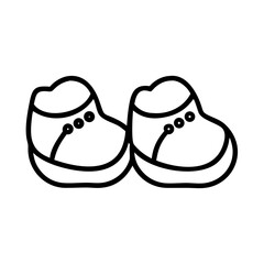 Adorable baby booties design, perfect for baby shower invitations and announcements.  These cute little shoes are ideal for creating charming baby-related products,