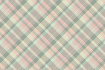 Luxury texture seamless plaid, robe textile tartan pattern. Glamour background vector fabric check in pastel and light colors.