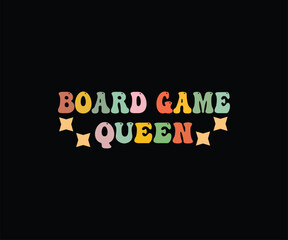 Board Game Queen Tshirt Design
