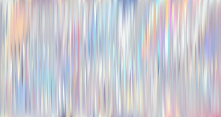 Soft pastel holographic ribbed glass. Pearlescent textured gradient
