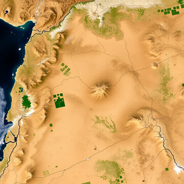 Lattakia, Syria. Low-res satellite. No legend