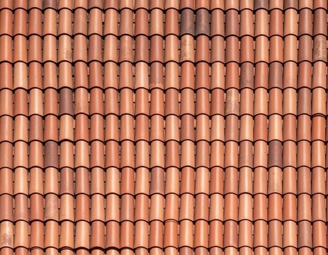 Red Clay Tile Roof Texture – Architectural Material Model