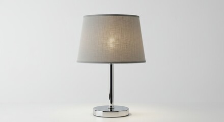 Stylish Textured Fabric Table Lamp with Elegant Base