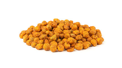 Roasted chickpeas, leblebi pile, spicy fried chana, crispy chick peas with mint and spices, east snack