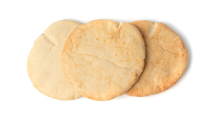 Pita flat bread, wheaten pitta flatbread also known as Arabic bread, chapati, greek pita naan, khubz