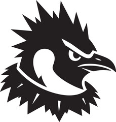 penguin head vector art