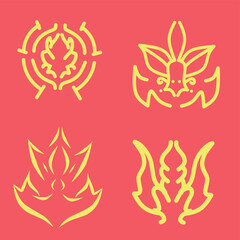 Symbol Emblem Vector Set