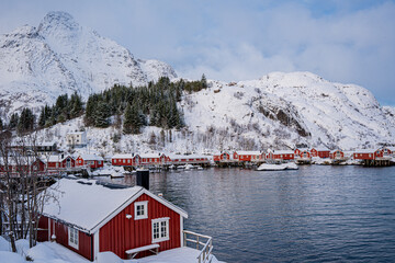 Iles Lofoten, village, Norv&egrave;ge