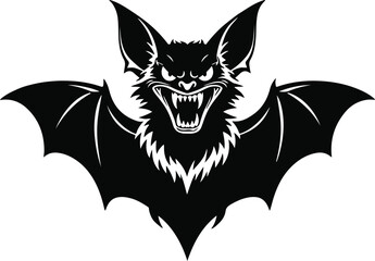 bat head vector art.eps