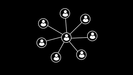 Network connection concept business social media communication digital marketing. Business connection and social network. - Powered by Adobe