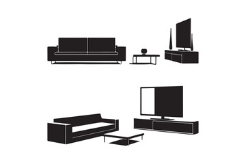 Modern home design elements architectural graphics