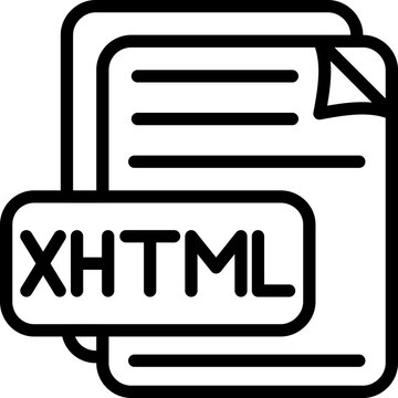 XHTML File Format Icon