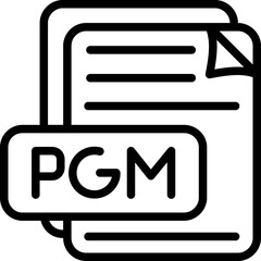 PGM File Format Icon