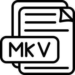 MKV File Format Icon