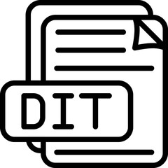 DIT File Format Icon