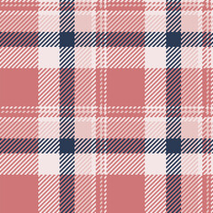 Elegant blush pink and navy plaid pattern.  Perfect for textile design, fashion, website backgrounds, or branding projects.