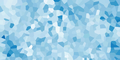 Abstract blue mosaic pattern with a geometric and textured background ideal for digital design and artwork projects