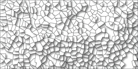 Abstract cellular pattern with subtle shadows creating a textured geometric design suitable for backgrounds or artistic applications