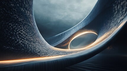 Architectural structural abstract background with modern geometry and minimal design 