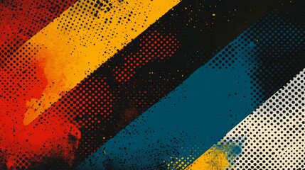Abstract diagonal stripes with grunge texture.