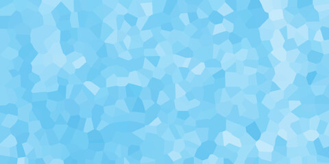 Digital mosaic illustration showing a light blue fragmented and crystalline structure perfect for backgrounds and textures in modern design projects.