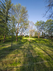 Obraz premium Roman fortifications in town of Hisarya, Bulgaria