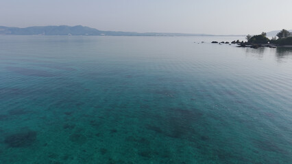 沖縄の海ドローン空撮