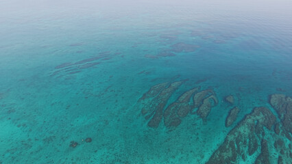 沖縄の海ドローン空撮
