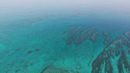 沖縄の海ドローン空撮