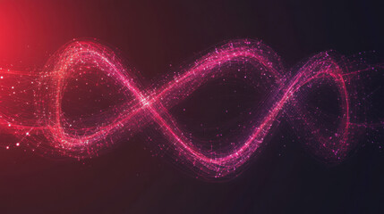 Infinite Connections: Abstract Global Technology and Business Concept

