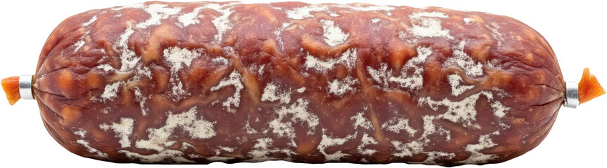 saucisson delicious charcuteries on transparent background, charcuterie at the charcutier