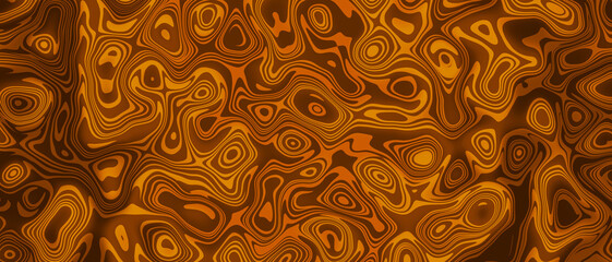 Abstract Orange Brown Swirling Texture Background Design for Fashion Textile Prints
